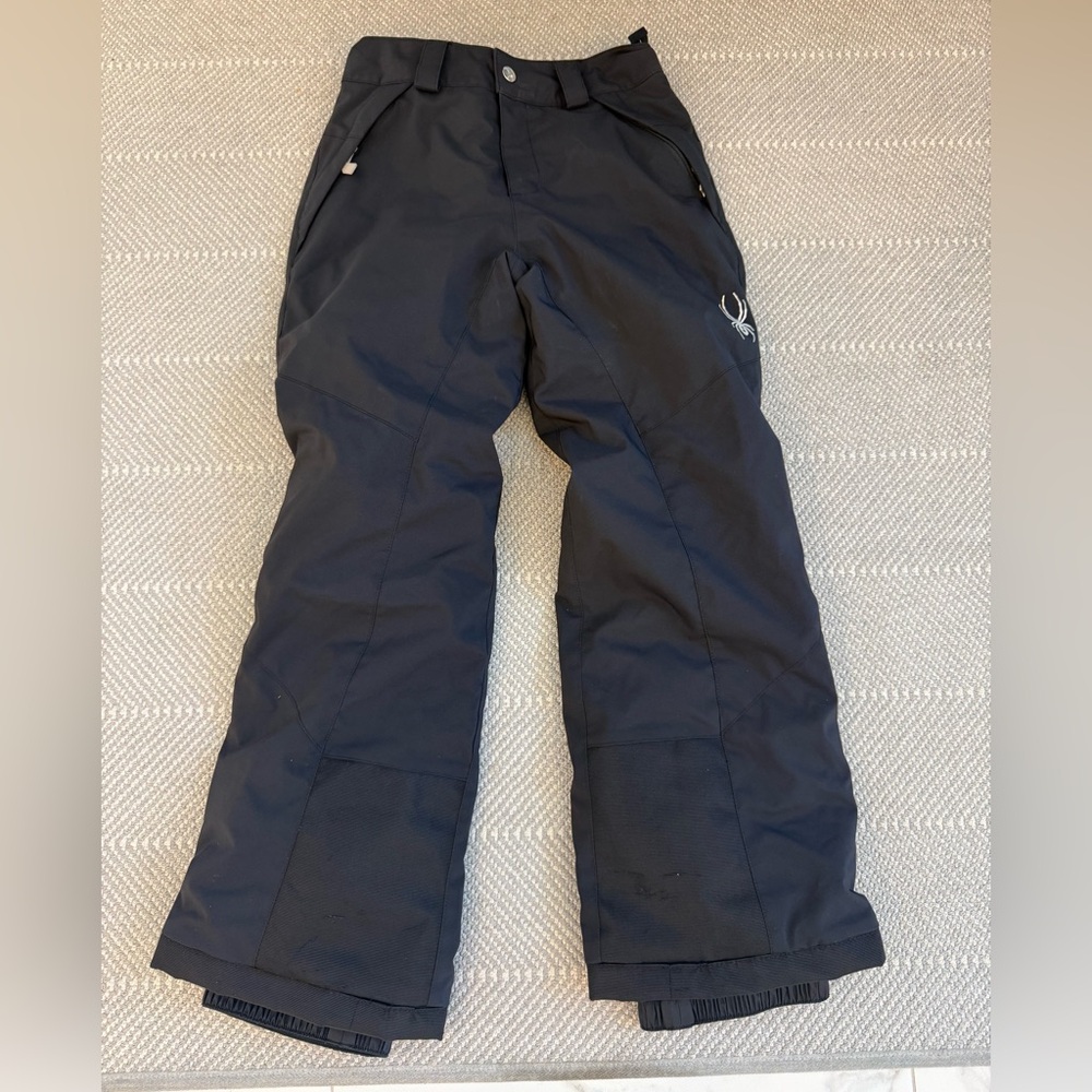 Spyder Kids Black Snow Pants